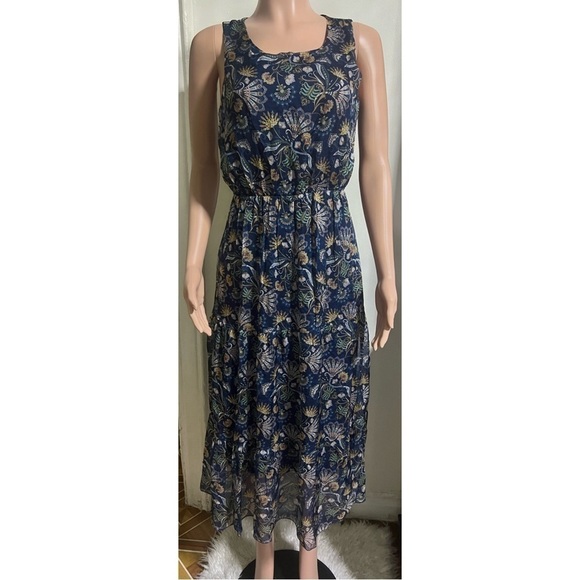 NWT LARA GUIDOTTI Silk Blend Floral Printed Maxi Dress - Picture 2 of 15